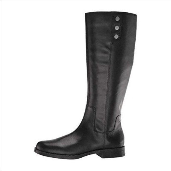 Franco Sarto Shoes - Franco Sarto Leather Zip Up Knee High Boots